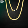 4.5mm 18k Gold Plated Or Silver Flat Herringbone Chain™