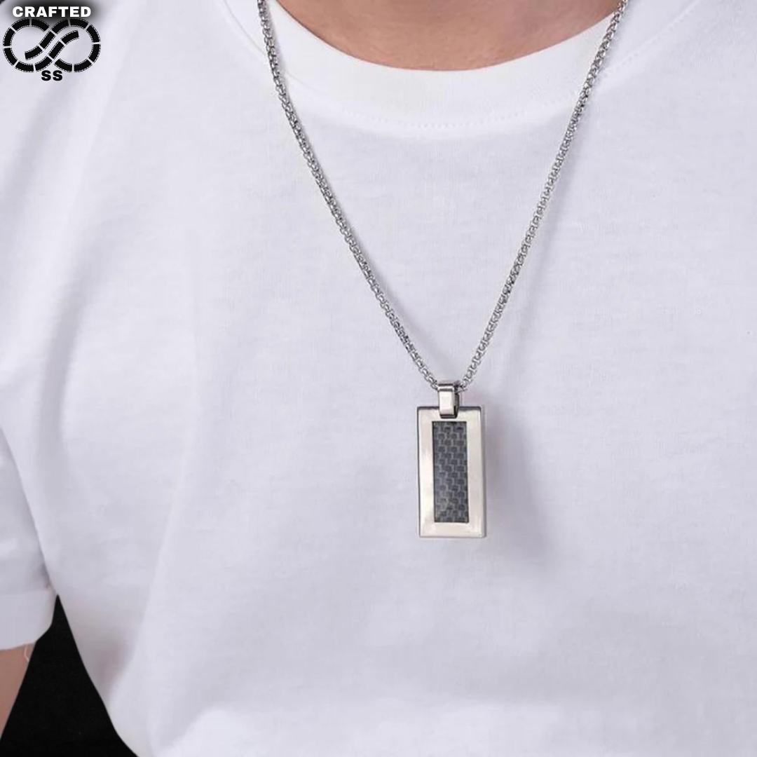 Rectangle Carbon Fiber Pendant™