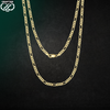 3.3mm 18k Gold Plated Or Silver Diamond Cut Figaro Chain™