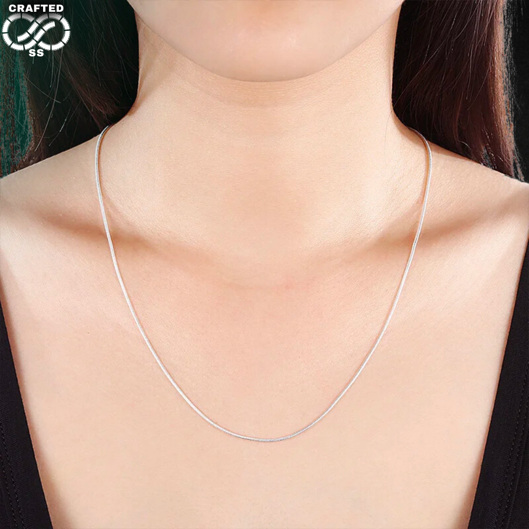 1.0mm Silver Snake Chain™