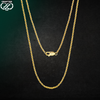 1.5mm 18k Gold Plated Diamond Cut Rope Chain™